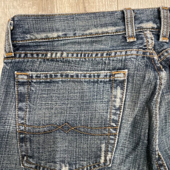 Vintage Lucky Brand Dungarees Dream Jean Blue Jeans Button Fly 6/28 USA Made - Picture 10 of 11